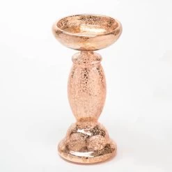 Richland Unique Rose Gold Mercury Glass Pillar Candle Holder Set Of 3 7 Richland Unique Rose Gold Mercury Glass Pillar Candle Holder Set Of 3 -Unique Candle 967a6141 edit 2