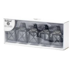 Richland Mini Tealight Lanterns Black Metal Set Of 25 6 Richland Mini Tealight Lanterns Black Metal Set Of 25 -Unique Candle 967a7339 edit 1