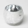 Richland Silver Crackle Hurricane Holder Set Of 48