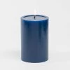 Richland 4" X 6" Navy Blue Pillar Candle