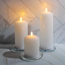 Eastland Glass Pillar Plate Round 4” Set Of 36 -Unique Candle BulletSet 3188 8d979fba 1041 4900 b543 e20a0ebfdd6d
