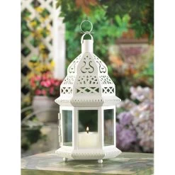 Wholesale White Moroccan Style Lantern