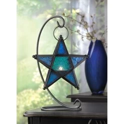 Wholesale Sapphire Star Table Lantern