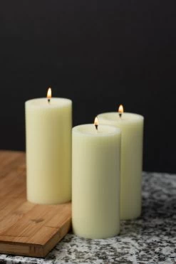 Richland Pillar Candles 3"x6" Ivory Set Of 6 5 Richland Pillar Candles 3"x6" Ivory Set Of 6 -Unique Candle HL8A1605 1d24be26 9ba4 4e38 85d6 378c12f08280