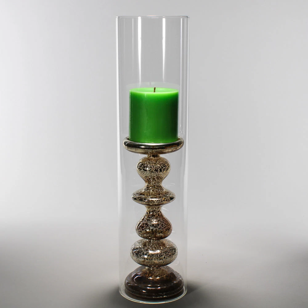 Richland Glass Chimney Candle Shade 4" X 18" Set Of 12 4 Richland Glass Chimney Candle Shade 4" X 18" Set Of 12 - Image 4