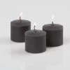 Richland Votive Candles Unscented Black 10 Hour Set Of 144