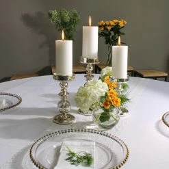 Richland Pillar Holders Unique Mercury Bubble - Set Of 3 7 Richland Pillar Holders Unique Mercury Bubble - Set Of 3 -Unique Candle PillarCampaign 4105 3