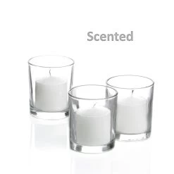 Richland Votive Candles & Eastland Clear Votive Holders Set Of 72 -Unique Candle WhiteScented fb9f9ae8 d36c 4a04 b345 30835f40f8d8
