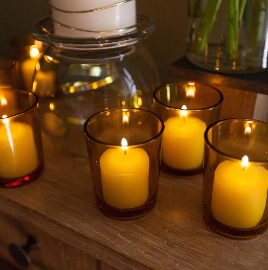 Eastland Votive Holder Amber Set Of 72 3 Eastland Votive Holder Amber Set Of 72 - Image 3