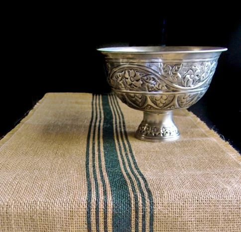 Silver Plated Antique Compote 6x8 4 Silver Plated Antique Compote 6x8 - Image 4