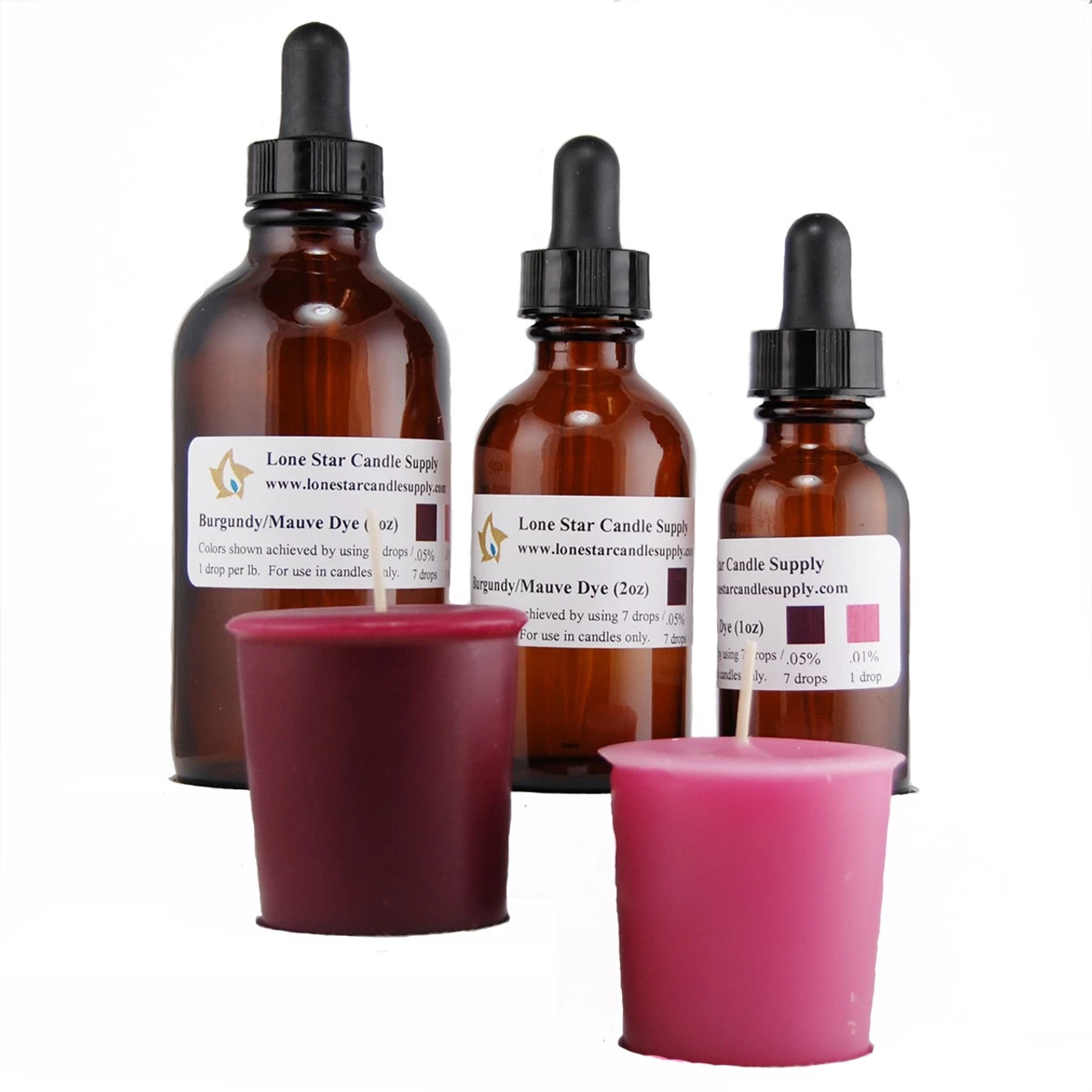 Burgundy/ Mauve Liquid Dye 1 Burgundy/ Mauve Liquid Dye