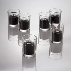 Richland Votive Candles Unscented Black 10 Hour Set Of 288 -Unique Candle c2 3