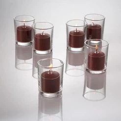 Richland Votive Candles Brown Cinnamon Bun Scented 10 Hour Set Of 144 -Unique Candle c3 6