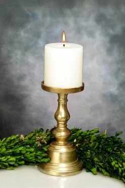 Athena Gold Candleholder 9.5in