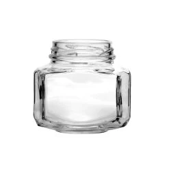 Oval Hexagon Jar 3.7oz