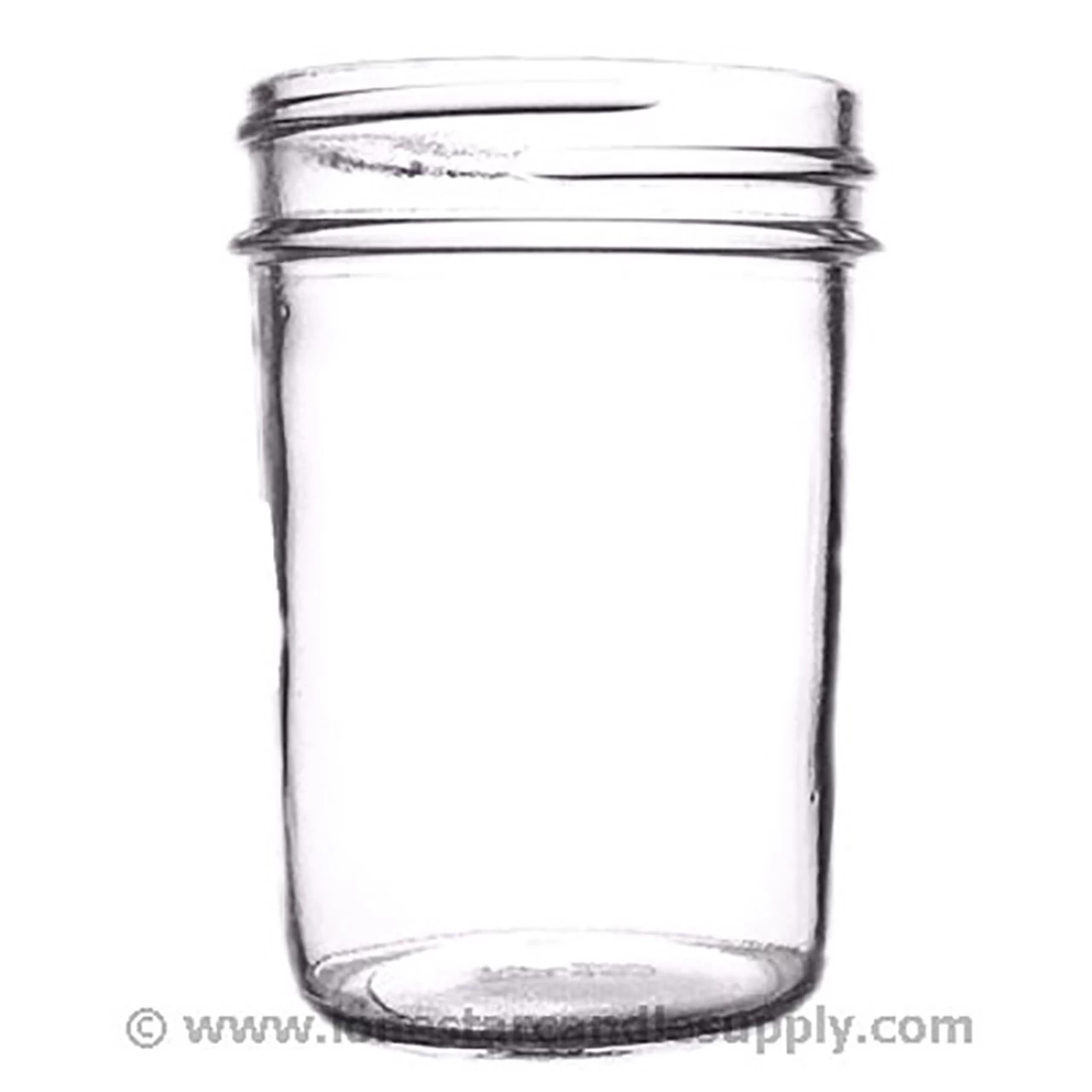 Smooth Sided Jelly Jar 8oz 1 Smooth Sided Jelly Jar 8oz