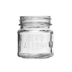 Square Mason Jar 8oz