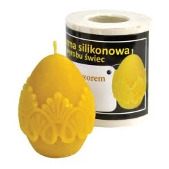 Egg With Pattern Candle Mold