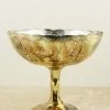 Desiray Glass Compote 7" X 8" Gold
