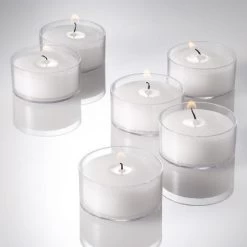 Richland Clear Cup Tealight Candles White Citronella Scented Set Of 500