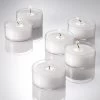 Richland Clear Cup Tealight Candles White Unscented Set Of 500