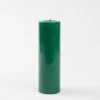 Richland Pillar Candles 3"x9" Dark Green Set Of 6