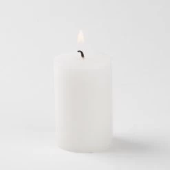 Richland Pillar Candle 2"x3" White Set Of 40