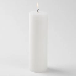 Richland Pillar Candle 2"x6" White Set Of 20