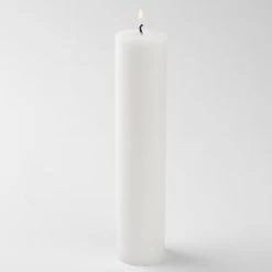 Richland Pillar Candle 2"x9" White Set Of 40