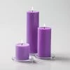 Richland Pillar Candles 3"x3", 3"x6" & 3"x9" Lavender Set Of 18