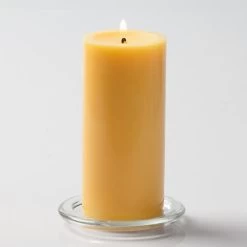 Richland Pillar Candles 3"x6" Yellow Set Of 6