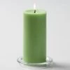Richland Pillar Candles 3"x6" Green Set Of 6