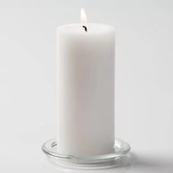 Richland Pillar Candles 3"x6" White Set Of 12
