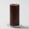 Richland Pillar Candles 3"x6" Brown Set Of 12