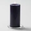 Richland Pillar Candles 3"x6" Navy Blue Set Of 24