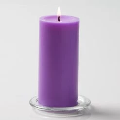 Richland Pillar Candles 3"x6" Lavender Set Of 12