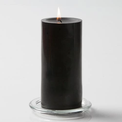 Richland Pillar Candles 3"x6" Black Set Of 6 1 Richland Pillar Candles 3"x6" Black Set Of 6