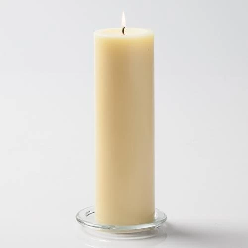 Richland Pillar Candle 9" & Eastland Square Holder 12" Set Of 12 3 Richland Pillar Candle 9" & Eastland Square Holder 12" Set Of 12 - Image 3