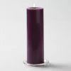 Richland Pillar Candles 3"x9" Purple Set Of 24