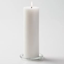 Richland Pillar Candles 3"x9" White Set Of 12