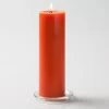 Richland Pillar Candles 3"x9" Orange Set Of 12