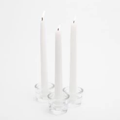 Richland Multi-Use Tealight And Taper Holder Clear Set Of 72 -Unique Candle mg 3557 2 1