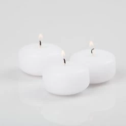 Richland Floating Candles 2" White Set Of 72