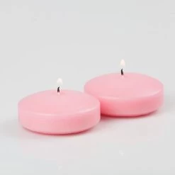 Richland Floating Candles 3" Pink Set Of 12