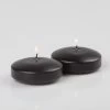 Richland Floating Candles 3" Black Set Of 24