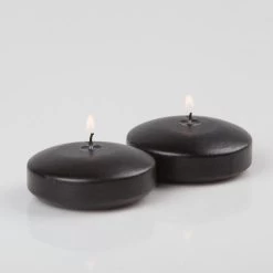 Richland Floating Candles 3" Black Set Of 96