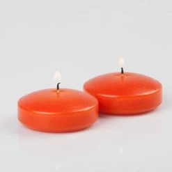 Richland Floating Candles 3" Orange Set Of 96