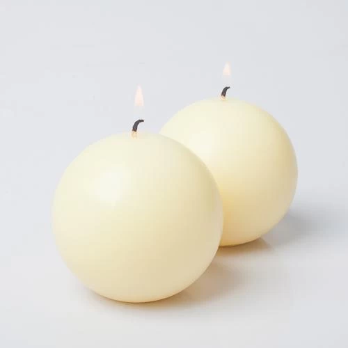 Richland Sphere Candle 3" Ivory Set Of 48 1 Richland Sphere Candle 3" Ivory Set Of 48
