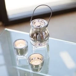 Eastland Flowerpot Votive Holder Mirrored Set Of 72 -Unique Candle mirroredflowerpot e274e175 5627 4292 b688 f5d953076075