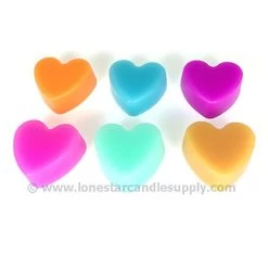 Heart Silicone Mold - 24 Cavity -Unique Candle mold 230 heart 24ct 2 60692.1695915357